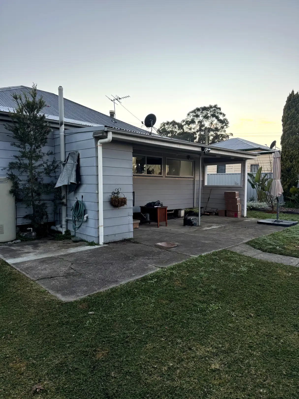Merbau deck, Aberdare — before 2