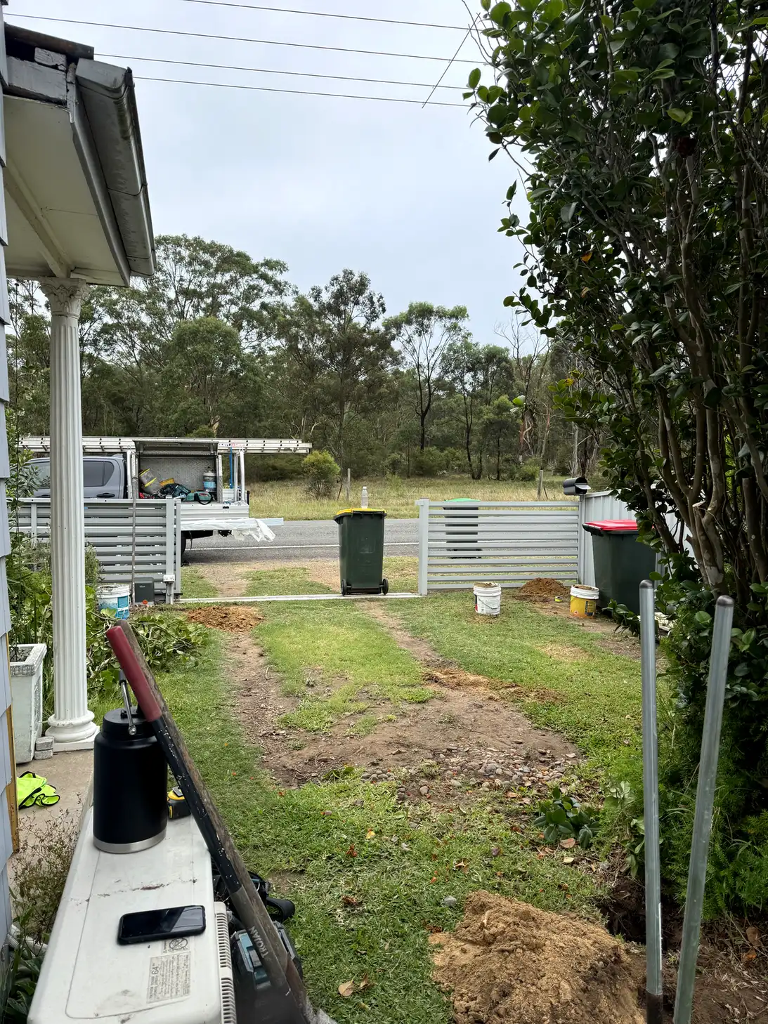 Stratco carport before, Aberdare