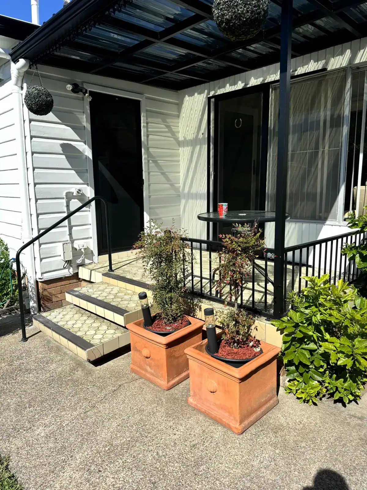 Front steps & entry before, Hamilton South