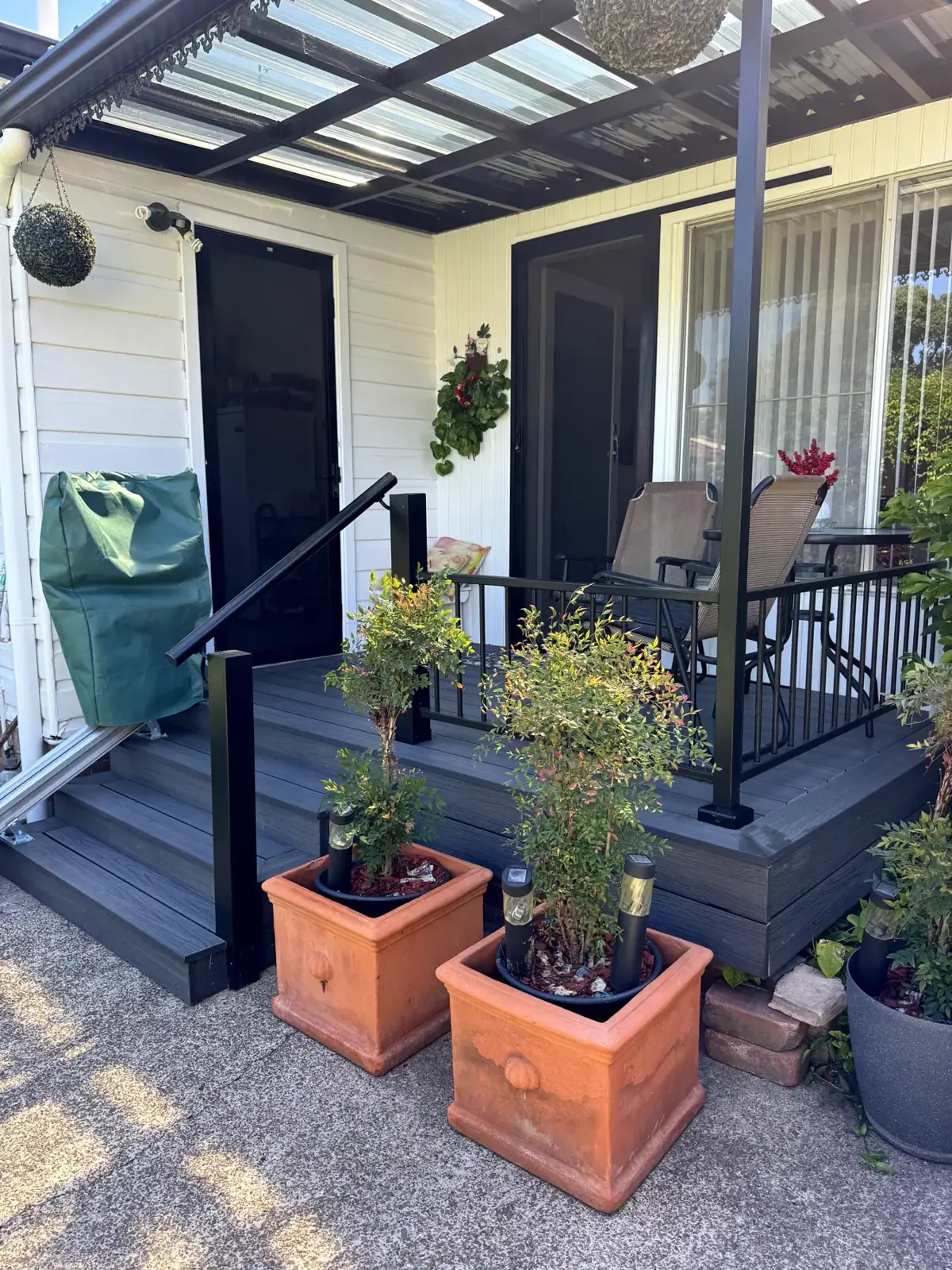 Front steps & entry after, Hamilton South