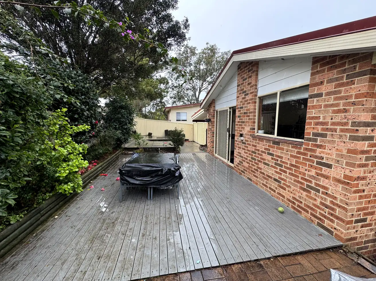 Stratco Outback pergola, Wyong — before 2