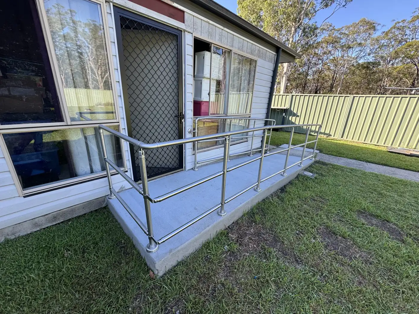 Concrete ramp & handrails, Karuah — photo 3