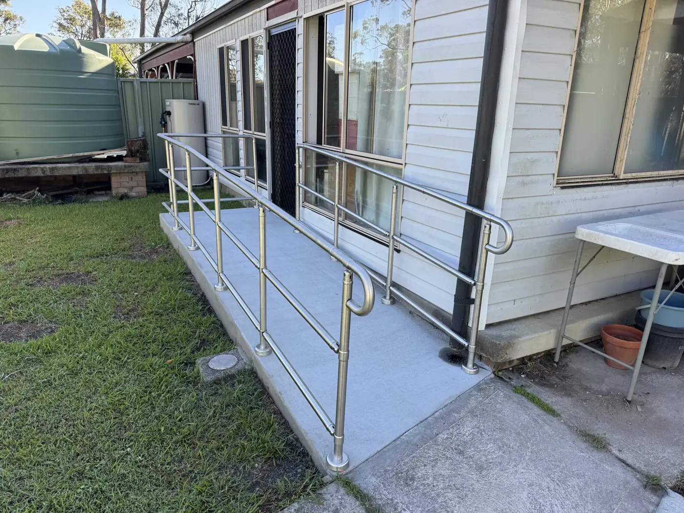 Concrete ramp & handrails, Karuah — photo 4