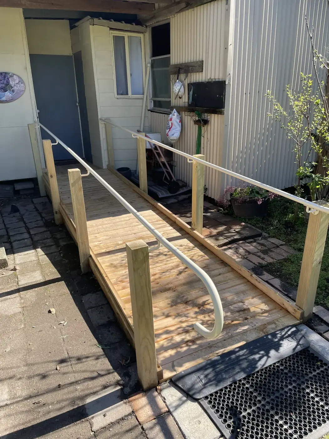 Timber access ramp, Karuah — photo 3