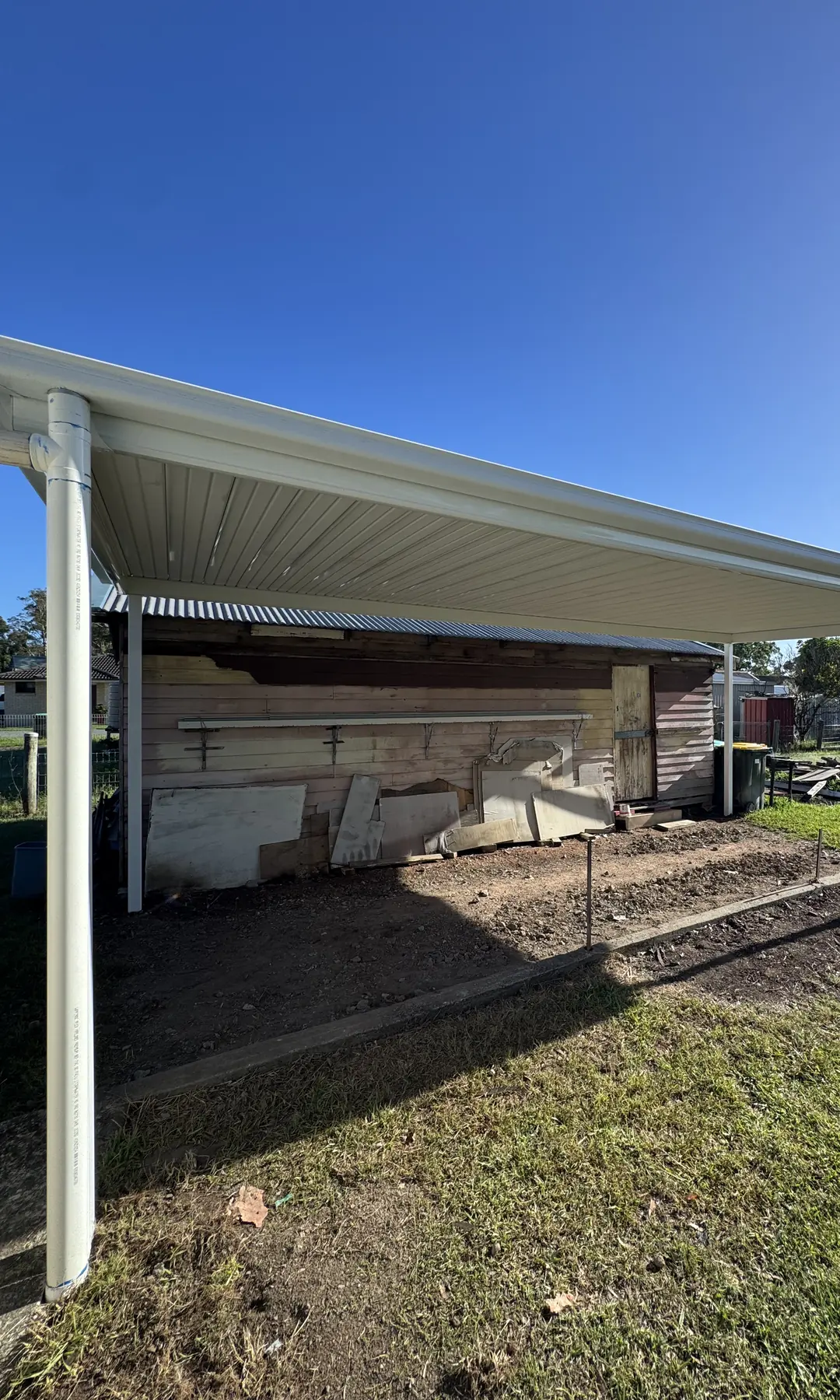 Skillion patio & carport, Karuah — photo 5