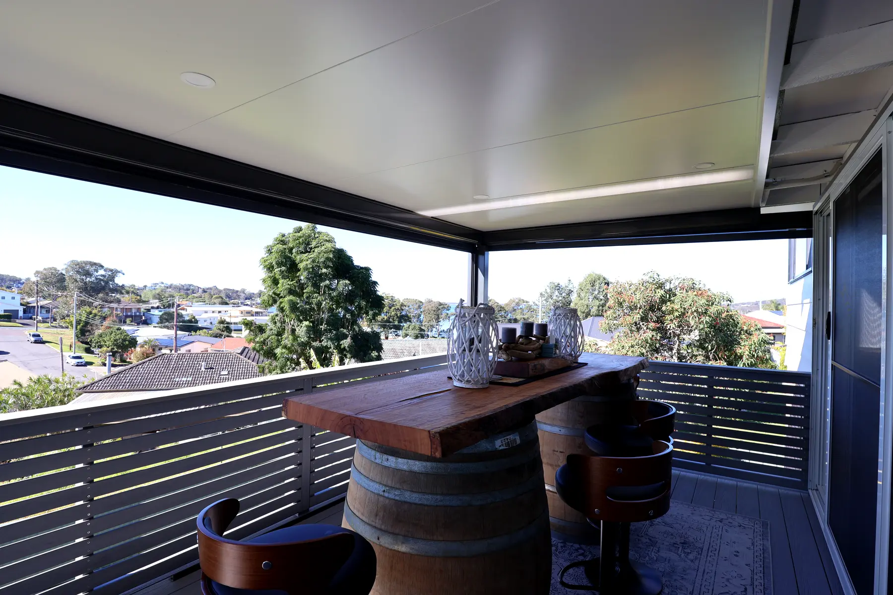 New deck and outdoor room, Arcadia Vale