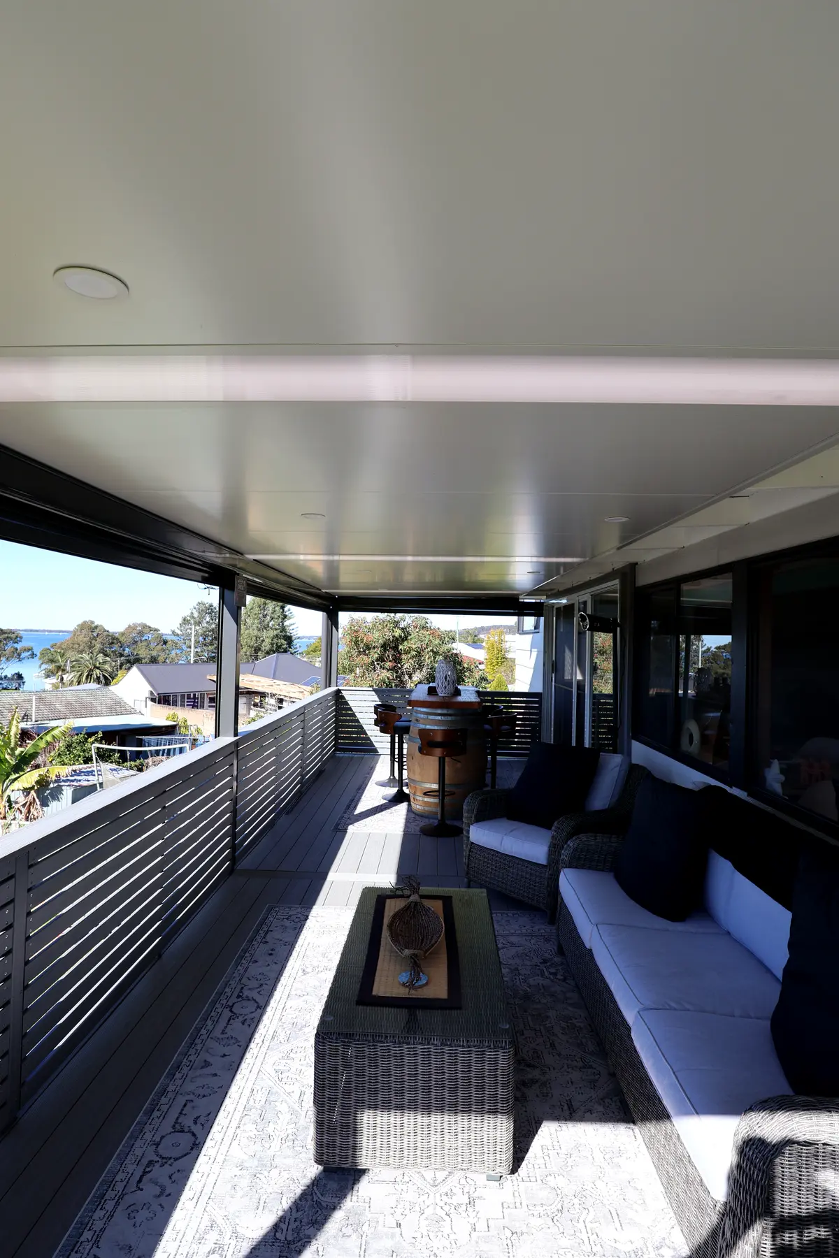 Sunroom to living extension & deck, Arcadia Vale — photo 5