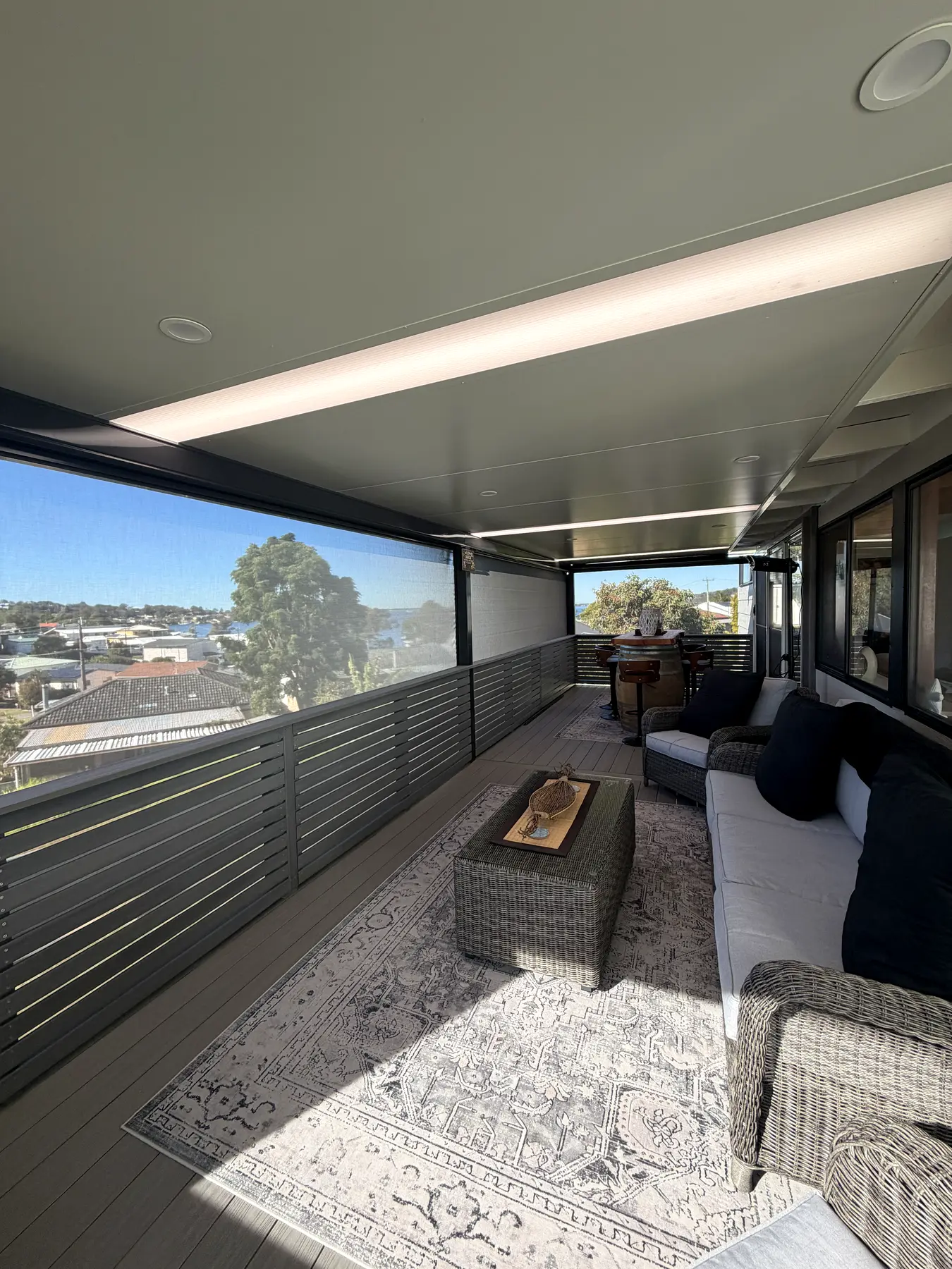 Sunroom to living extension & deck, Arcadia Vale — photo 6