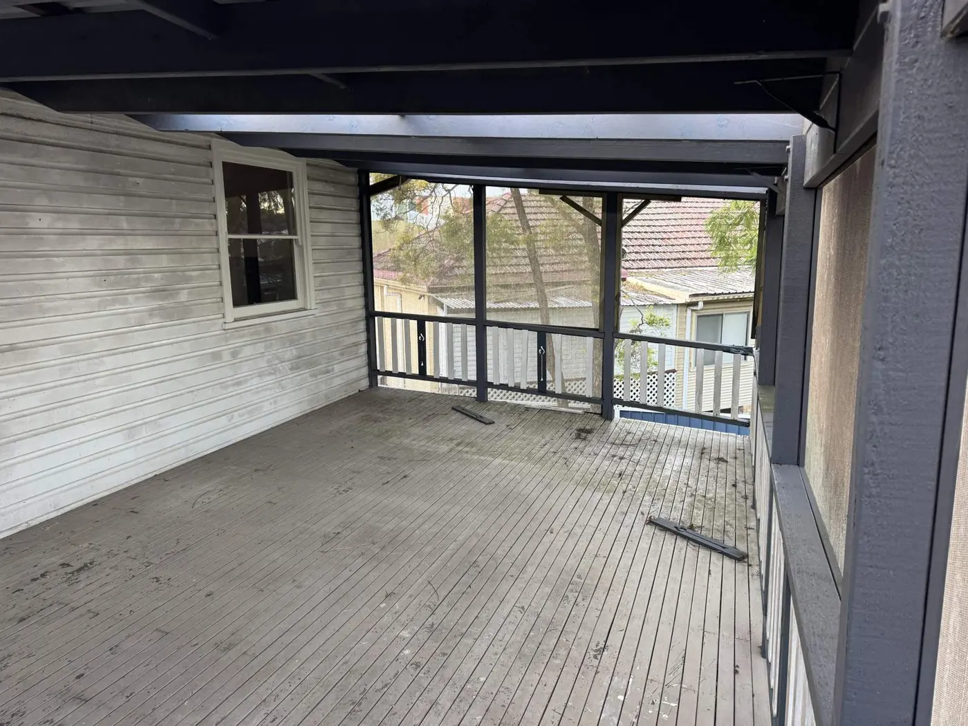 Upper deck & pergola, Charlestown — before 2