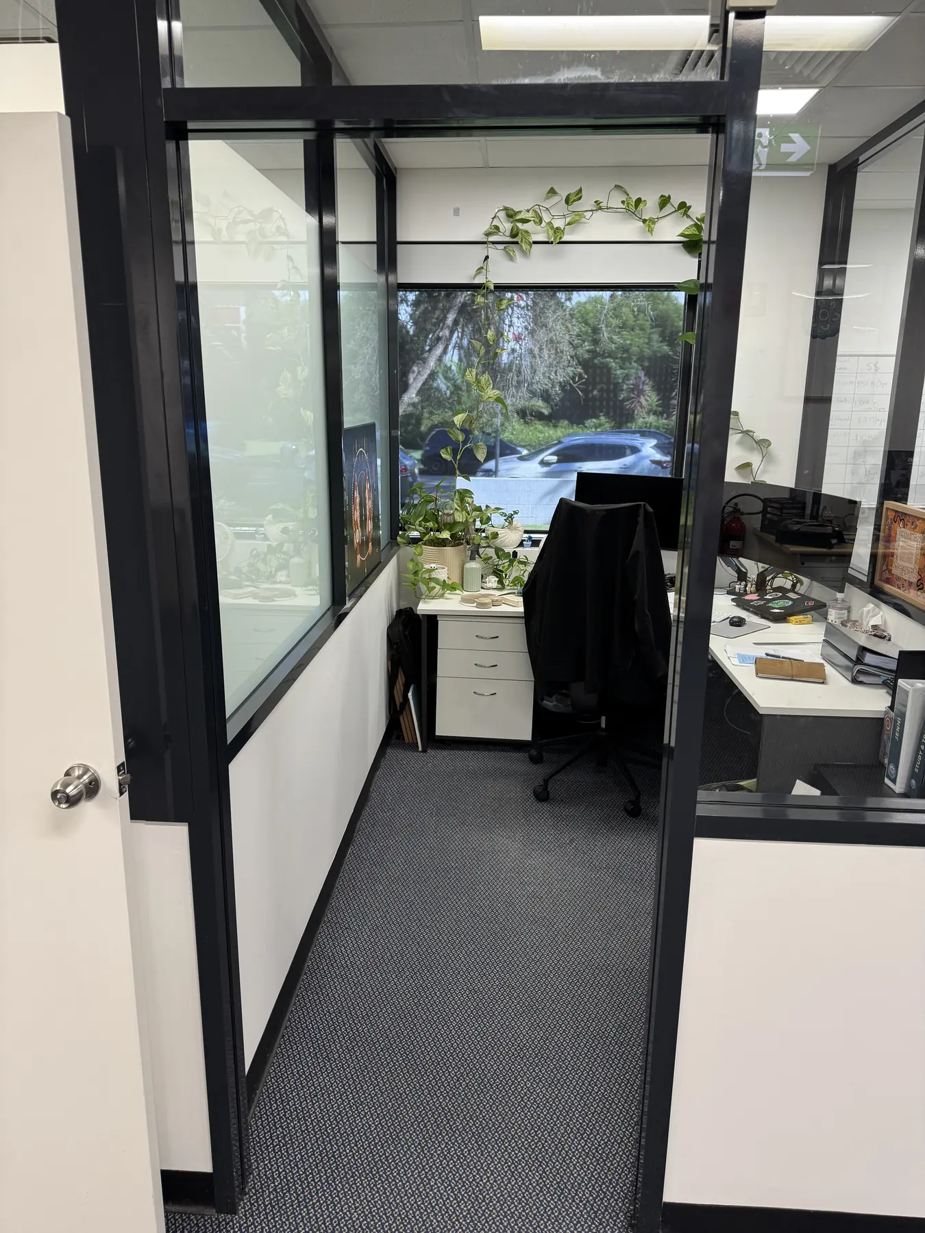Office doors & dividing wall, Tuggerah — photo 2