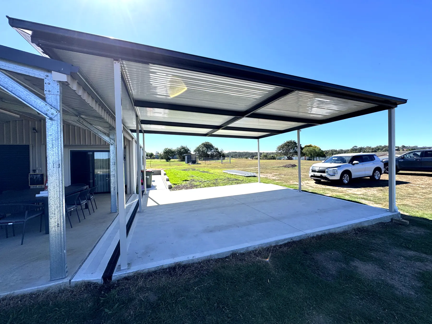 Cooldek pergola & carport, Greta — photo 2